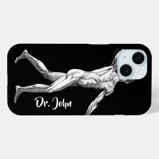 anatomie bij de mens, mannelijke lichaampjes Case-Mate iPhone case (Achterkant (horizontaal))
