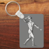  anatomie bij de mens, mannelijke lichaampjes sleutelhanger (Voorkant)