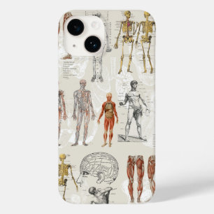  anatomie biologie illustraties Case-Mate iPhone 14 hoesje