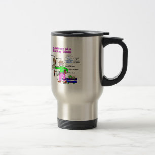 Anatomie de tasse de voyage de maman d'hockey