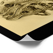 Anatomie du foie mécanique Steampunk Impression de (Coin)