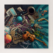 Anatomie du Puzzle de musique (Horizontal)