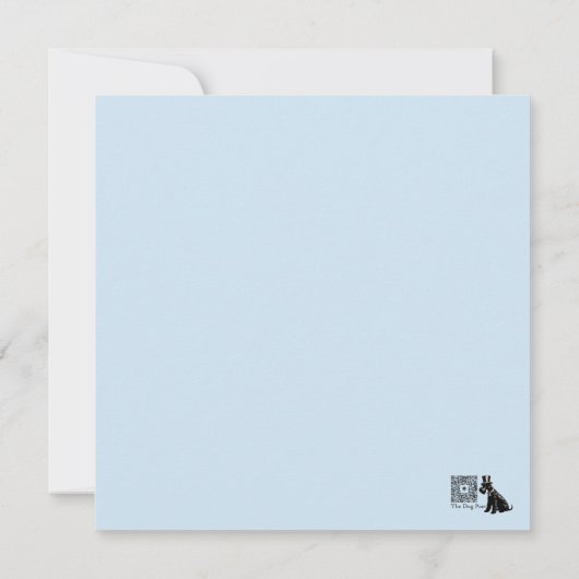 Anatomie d'un Carte pour notes Schnauzer (Dos)