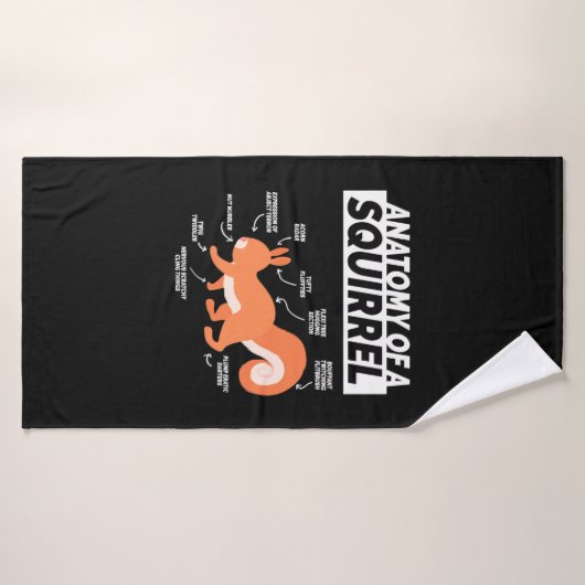 Anatomie D'Un Écureuil (Serviette de bain)