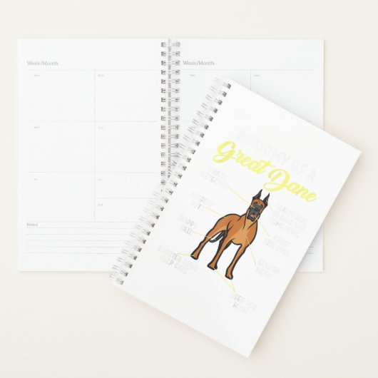 Anatomie D'Un Grand Amoureux des chiens Dane (Devant avec enveloppe)