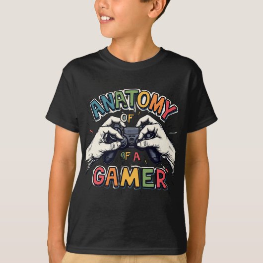 Anatomie d'un T-shirt Gamer - Retro Gamer Tee (Devant)