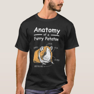Anatomie Furry Potato Hamster Guinea Pig T-shirt