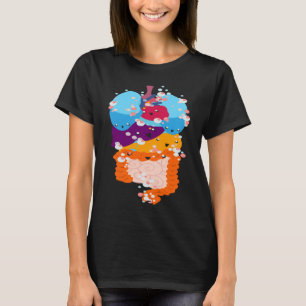 Anatomie Fysiologie Hart Longen Levensbelangrijke T-shirt