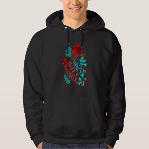 Anatomie Heart Aorta Doctor Nurse Cardioloog Card Hoodie