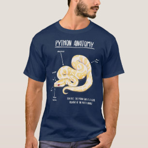 Anatomie met albino Python T-shirt