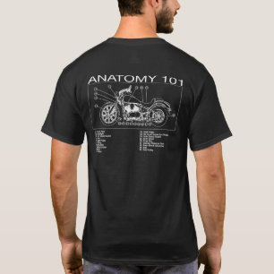 Anatomie motorfiets 101 t-shirt