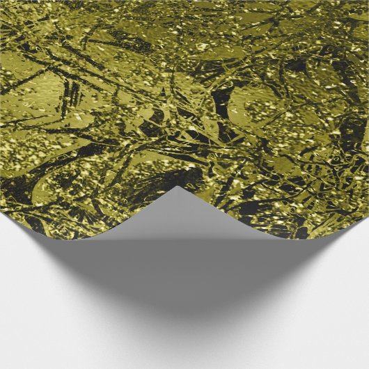 Anatomie Natuur Cel Mint Mustard Chartreuse Cadeaupapier (Hoek)