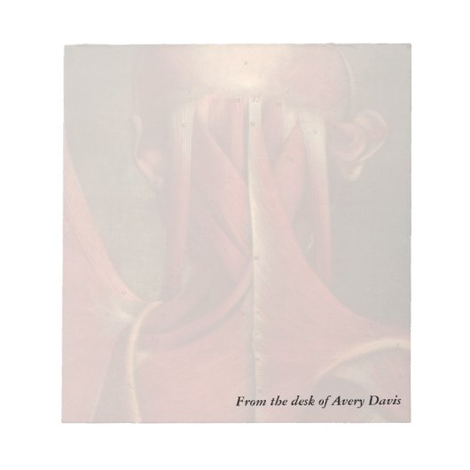  anatomie | Neck Notitieblok (Voorkant)