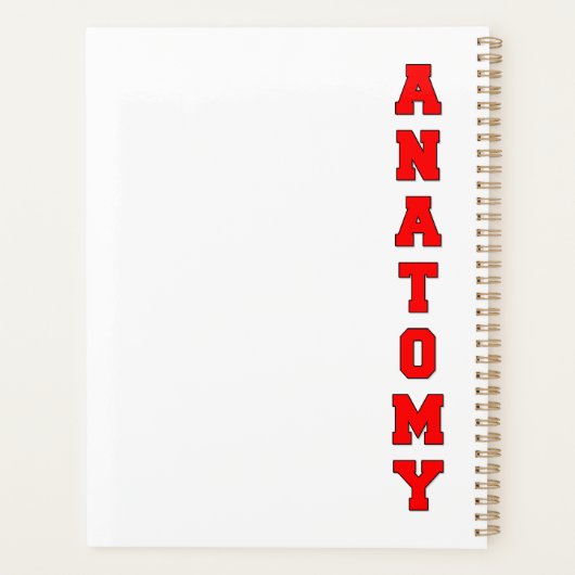 Anatomie Planner (Achterkant)