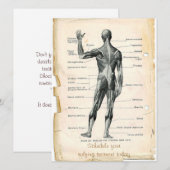 Anatomie Posterior Kaart (Voorkant / Achterkant)