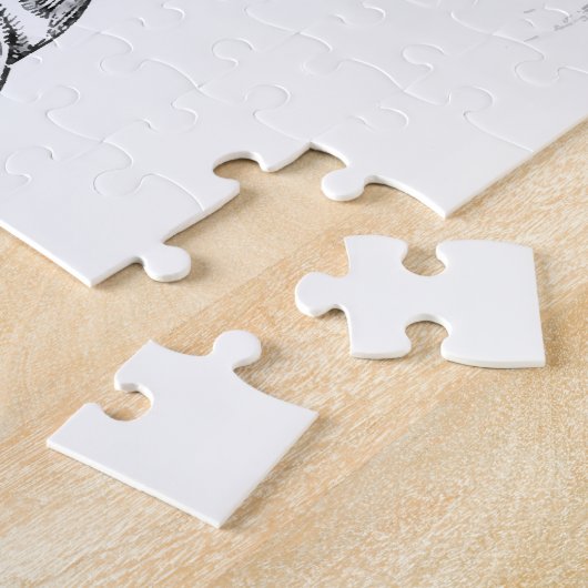 anatomie | Rugspieren (ongeveer 1852) | B/W Legpuzzel (Zijkant)