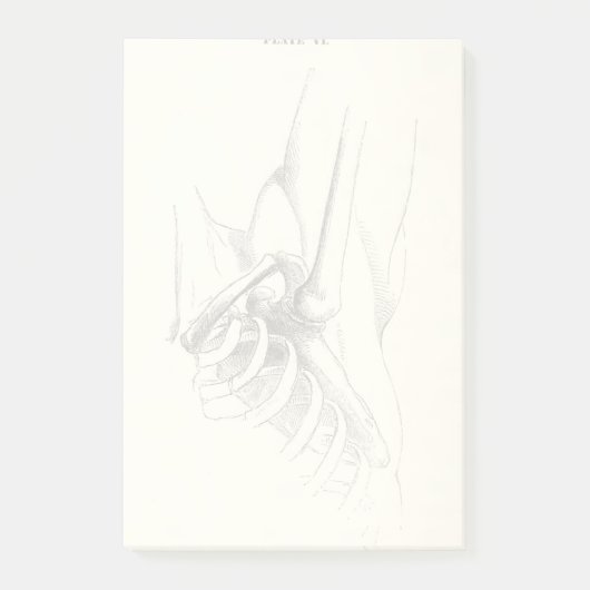 anatomie | Schoudergewricht (circa 1852) Post-it® Notes (Voorkant)