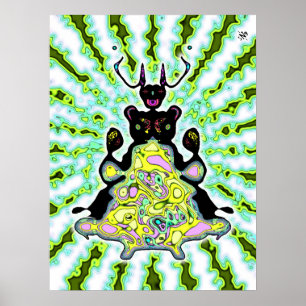 Anatomie secrète d'une affiche de hamster spatial