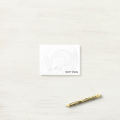 anatomie Tekening van de menselijke Temporele Spi Post-it® Notes (Op bureau)