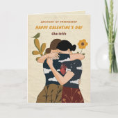 Anatomie Unique De L'Amitié Carte de la Saint-Gale (Devant)