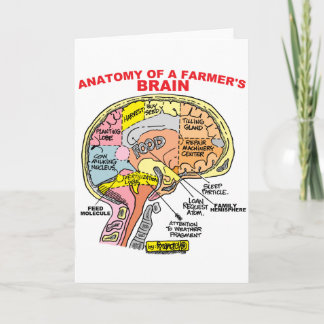 ANATOMIE VAN DE BRAIN VAN EEN LANDBOUW KAART