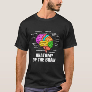 Anatomie van de hersenen Medische wetenschap en fy T-shirt