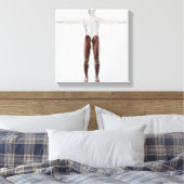 Anatomie van de mannetjes, voorzijde 2 canvas afdruk (Insitu (Slaapkamer))