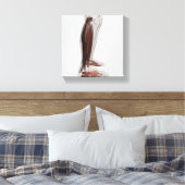 Anatomie van de mannetjes, voorzijde 3 canvas afdruk (Insitu (Slaapkamer))