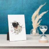 Anatomie van de Pug Dog Chart Fotoplaat (Zijkant)
