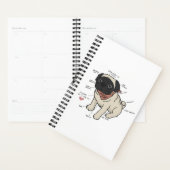 Anatomie van de Pug Dog Chart Planner (Display)