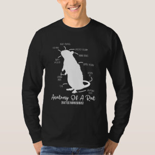 Anatomie van de rat voor elke rattenliefhebber en  t-shirt