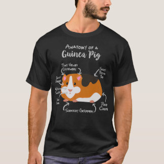 Anatomie van de varkenspremie in Guinee T-shirt