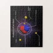 Anatomie van een Atom Puzzle Legpuzzel (Verticaal)