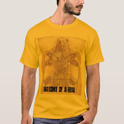 Anatomie van een Beer Aangepast T T-shirt (Voorkant)