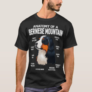 Anatomie van een Berner Berg Hond Grappig Gift T-shirt