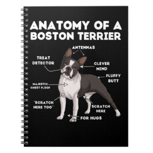 Anatomie van een Boston Terrier Notitieboek