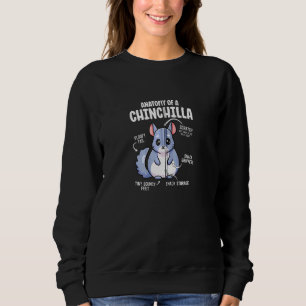 Anatomie van een Chinchilla voor vrouwelijke moede Trui