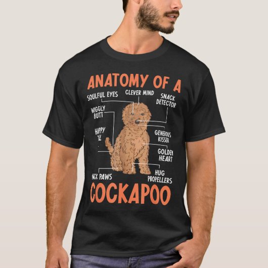 Anatomie Van Een Cockapoo Eigenaar Cockapoo Moeder T-shirt (Voorkant)