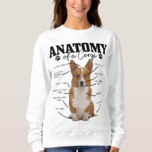 Anatomie van een Corgi Funny Cute Dog Corgi Mam Co Trui