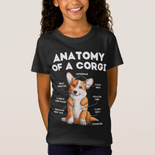 Anatomie van een Corgi T-shirt