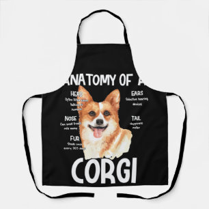Anatomie van een Corgi voor Hondenliefhebbers Schort