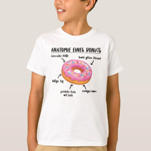 Anatomie van een Donut Sweet Delicious Donut T-shirt