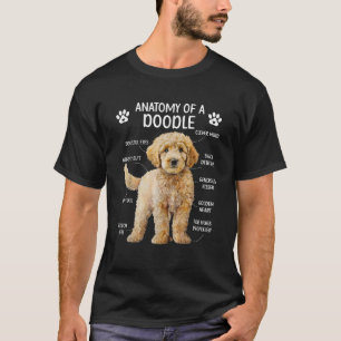 Anatomie van een doodle hond doodle eigenaar Golde T-shirt
