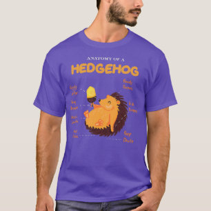 Anatomie van een egel-dier t-shirt