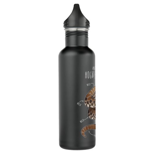 Anatomie van een hognose-slang, Funny Pet Reptile  Waterfles (Links)