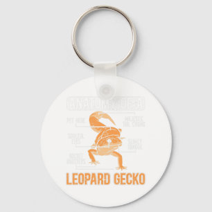 Anatomie van een leopard Gecko Lover Lizard Animal Sleutelhanger