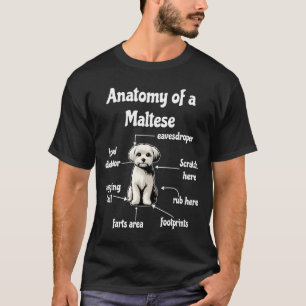 Anatomie van een Maltezer T-shirt