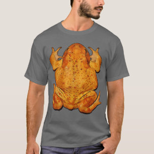 Anatomie van een pad zwarte omtrek kunst t-shirt