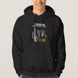 Anatomie van een Pew Pewer Ammo-Pistool Hoodie