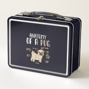 Anatomie van een Pug Breed Pet Hond Lover